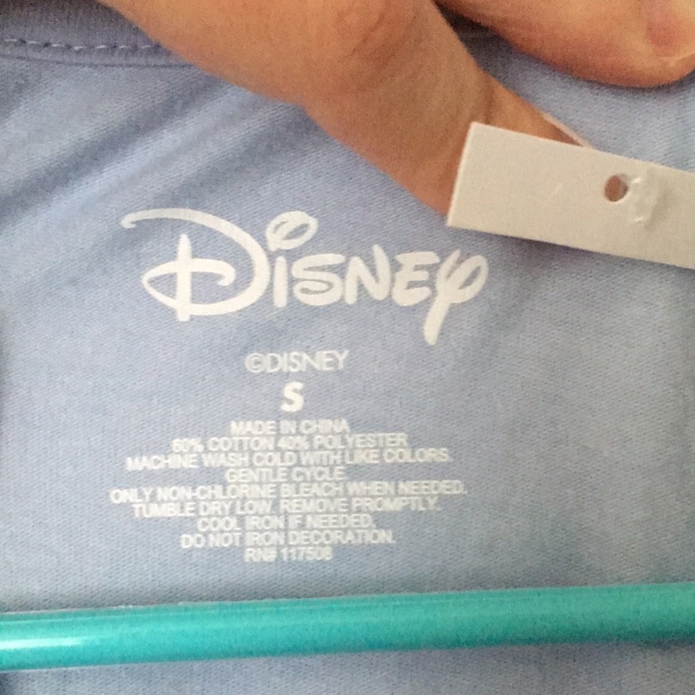 ✨ NWT Blue Tinker Bell Tee ✨ - Picture 3 of 8